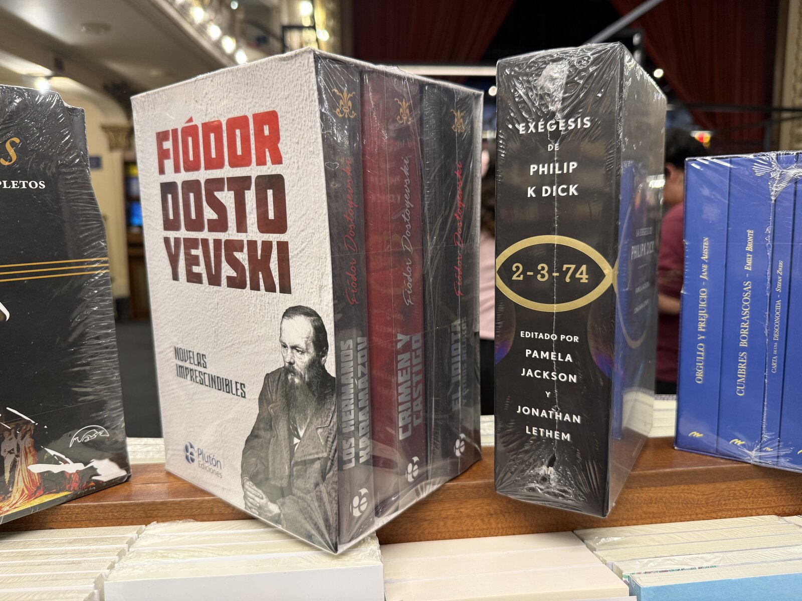 Books at El Ateneo - Dostoevsky and Philip K. Dick